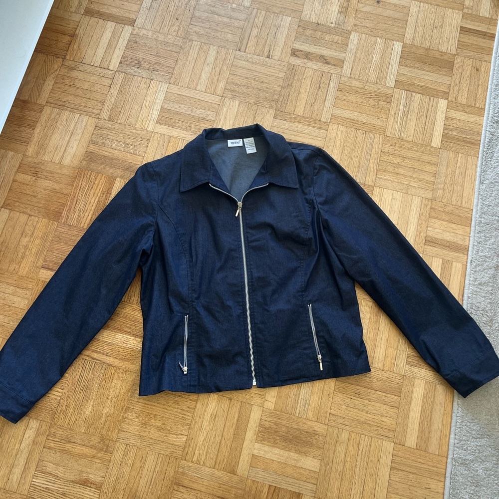 Navy Zip-Up